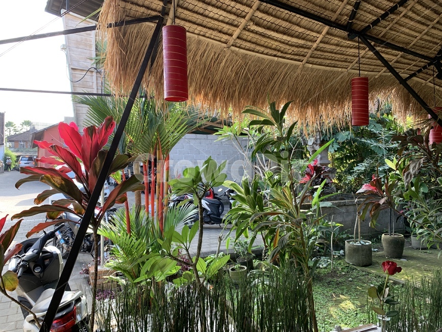여름,옥외,outdoors,정자,arbour,garden,정원,레스토랑,야자수