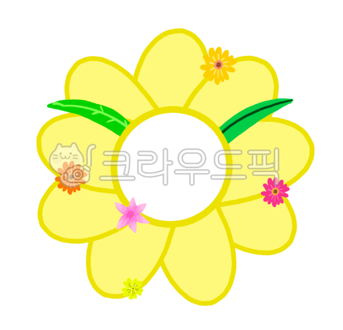 꽃,꽃일러스트,손그림,일러스트,유아교육,이름표,네임택,꽃모양,디자인소스,플로랄디자인,경축디자인,어린이집소스,유치원소스,초등학교소스