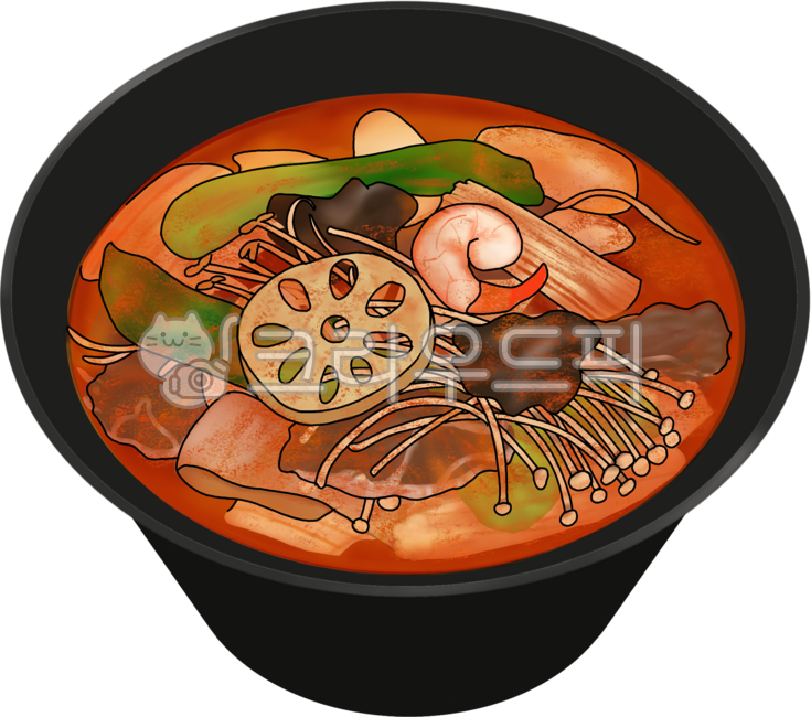 마라탕,중국음식,중식,중국요리,식사,음식,음식일러스트,음식그림,food,얼큰한,매운음식,마라