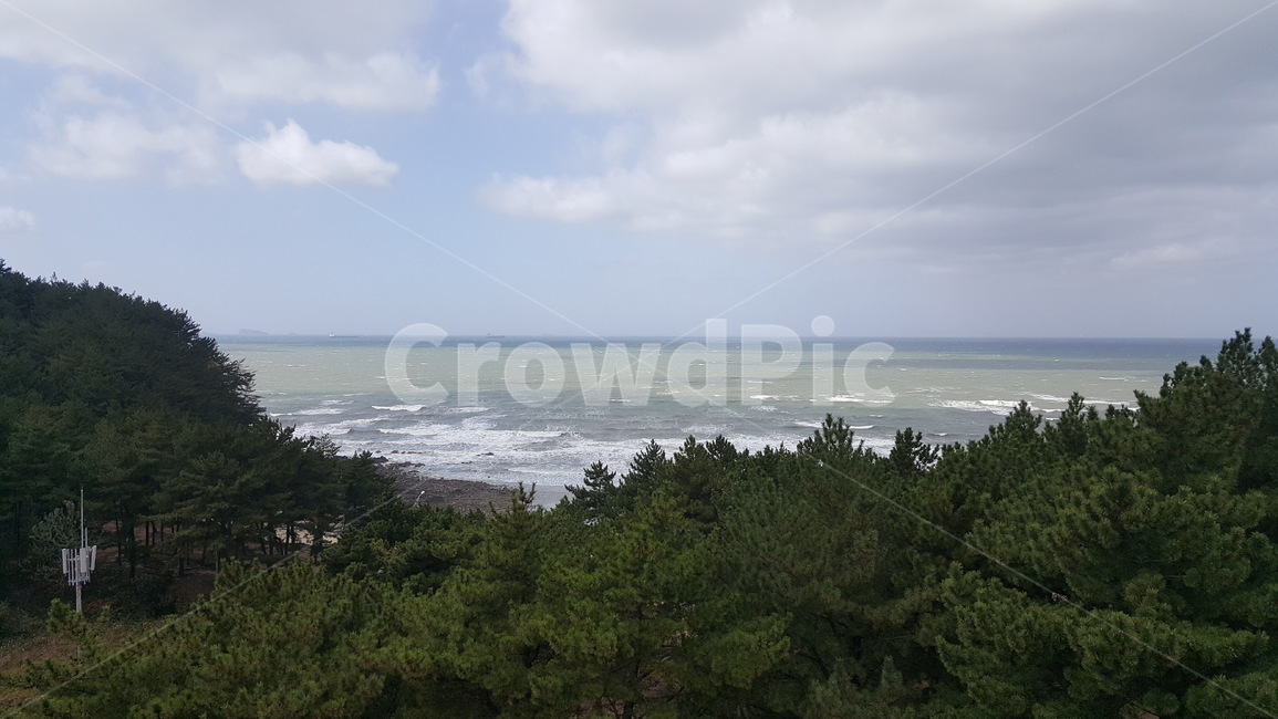 산,바다,하늘,자연,풍경