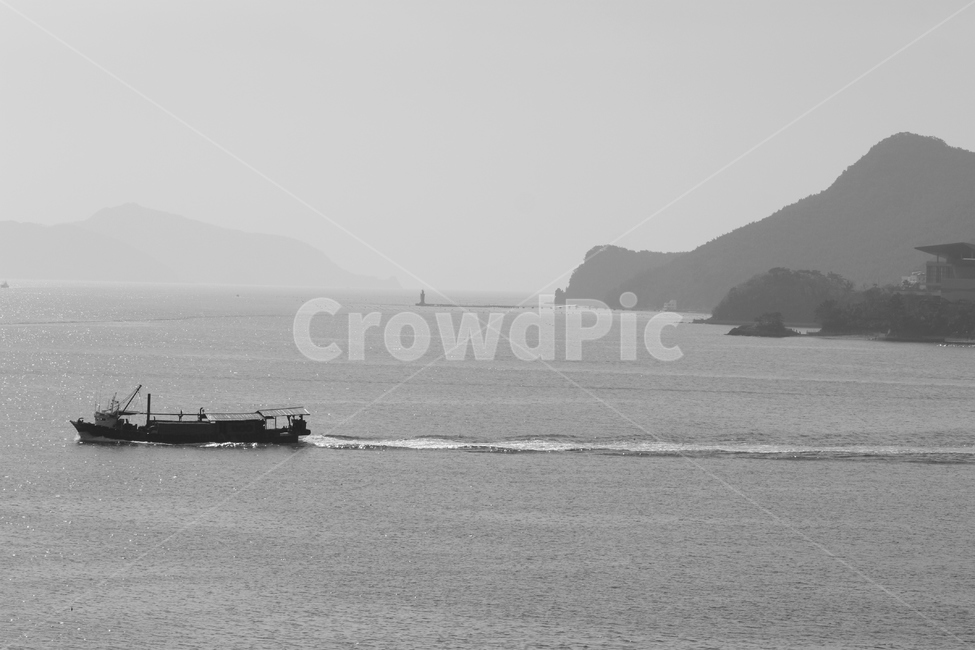 바다,배,통영,흑백,감성,흑백,모노톤,monochrome,black and white,교통,교통수단,traffic,transportation