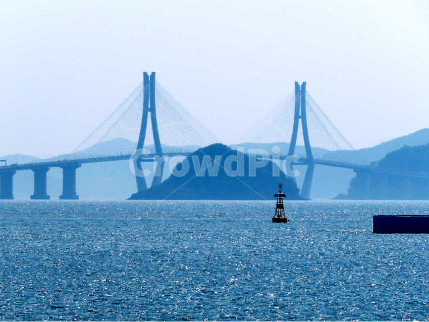 거가대교,바다,섬,등대,방파제,island,bridge,sea,sky,blue