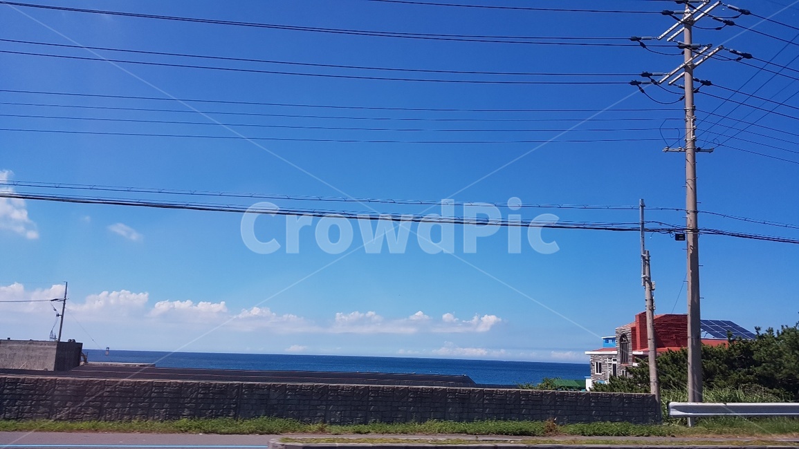 제주도,바다,파란하늘,하늘,여름