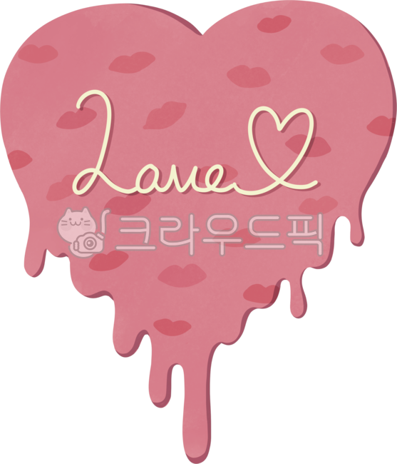 사랑,고백,선물,하트,발렌타인데이,2월14일,기념일,이벤트,러브,love,heart,마음,초콜릿,녹는모양,핑크,입술,키스