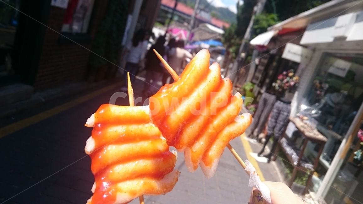 알콩달콩,간식,떡꼬치,데이트,설레임