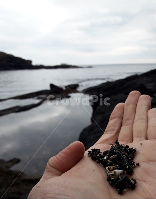 조약돌,바닷가,제주도,제주,shore,gravel,hands,손