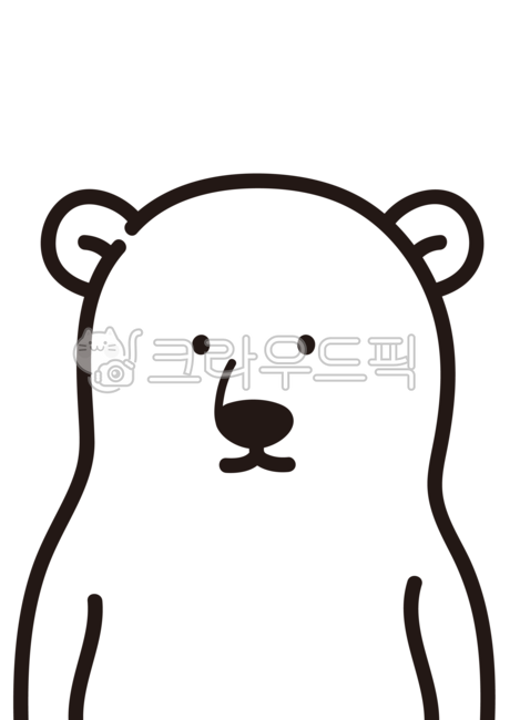곰,북극곰,흰색,강한,북극,그림,낙서,일러스트,드로잉,라인,라인일러스트,멸종,멸종위기,멸종위기동물,그래픽,일러스트레이션,graphic,illustration