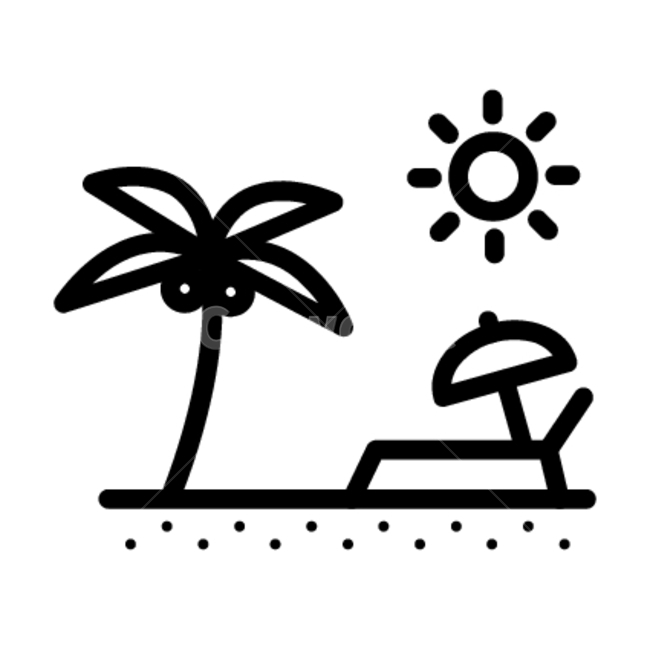 비치,해변가,모래사장,모래밭,태닝,야자수,여름,방학,홀리데이,holiday,바캉스,무더위,여름방학,휴가,여름휴가,힐링,태양,썬베드,여름,계절,summer,season,그래픽,일러스트레이션,graphic,illustration,아이콘,icon