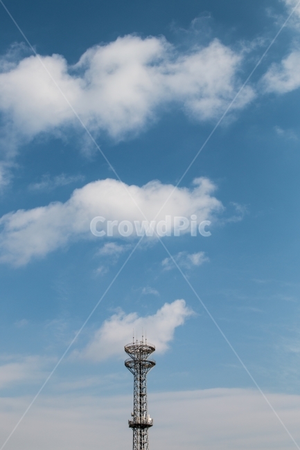 하늘,파랑,넓은,좁은,탑,자연,풍경,nature,landscape,산업,industry,industrial,에너지산업,energy industry,outdoors,옥외,sky,azure sky,푸른 하늘