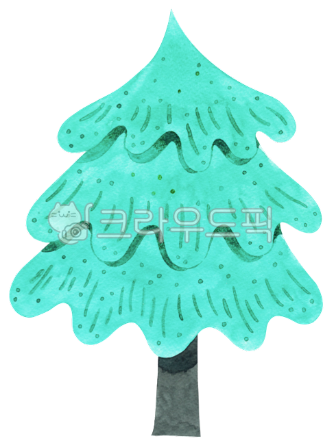 나무,크리스마스,겨울,tree,수채화