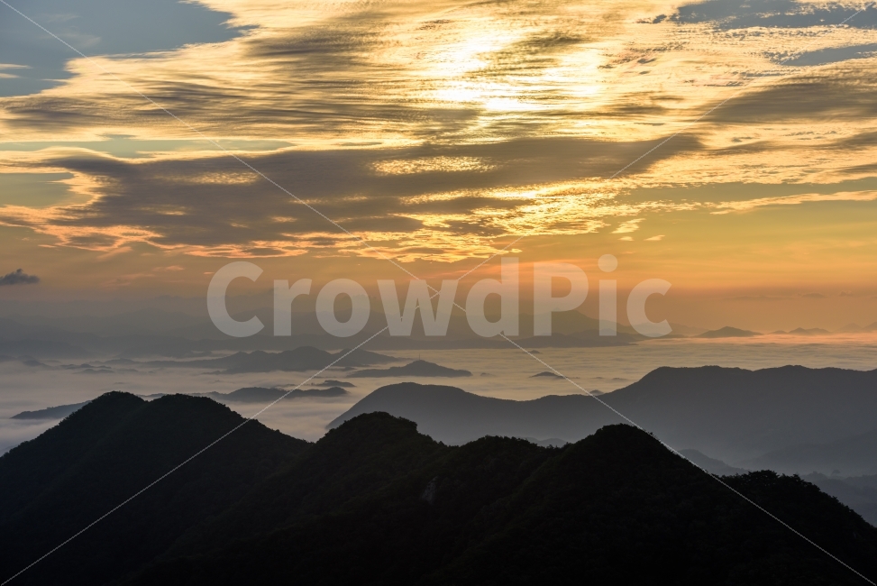 운해,풍경,sunrise,landscape,대둔산,일출,자연,풍경,nature,landscape,mountain,산,outdoors,옥외,mountain range,산맥,sky,하늘