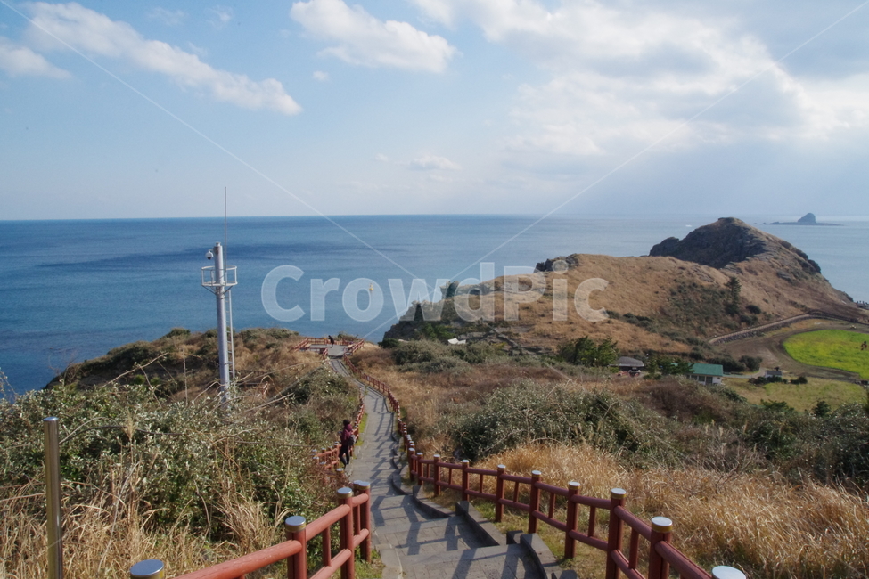 용머리해안,용머리해안전망대,제주도,수평선,제주도바다,자연,풍경,nature,landscape,한국자연풍경,한국자연경관,korea nature landscape,제주도,jeju,jeju island,railing,난간