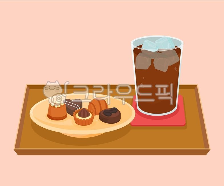 빵,커피,브런치,초코렛,초코쿠키,아메리카노,라떼,카푸치노,마드렌,초코마드렌,까눌레,초코까눌레,파이,호두파이,초코파이,bread,coffee,americano,아이스아메리카노,ice,cookie,drawing,cartoon,colorful,illustration,vector,sketch,그래픽,일러스트레이션,graphic,illustration