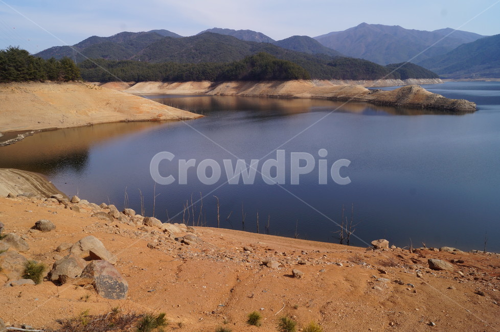 풍경,호수,수몰지,호,자연,자연,풍경,nature,landscape,water,물,outdoors,옥외,reservoir,저수지