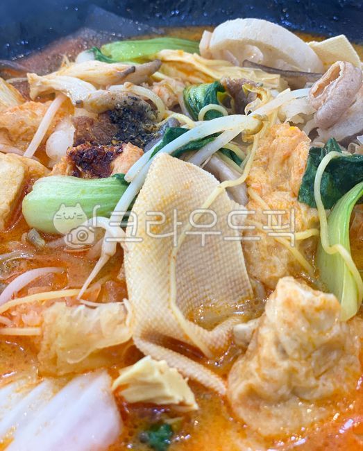마라탕,중국음식,청경채,건두부,배추