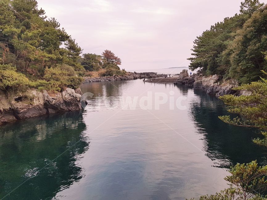 쇠소깍,하천,계곡,제주도,풍경,자연,풍경,nature,landscape,outdoors,옥외,water,물,promontory,곶
