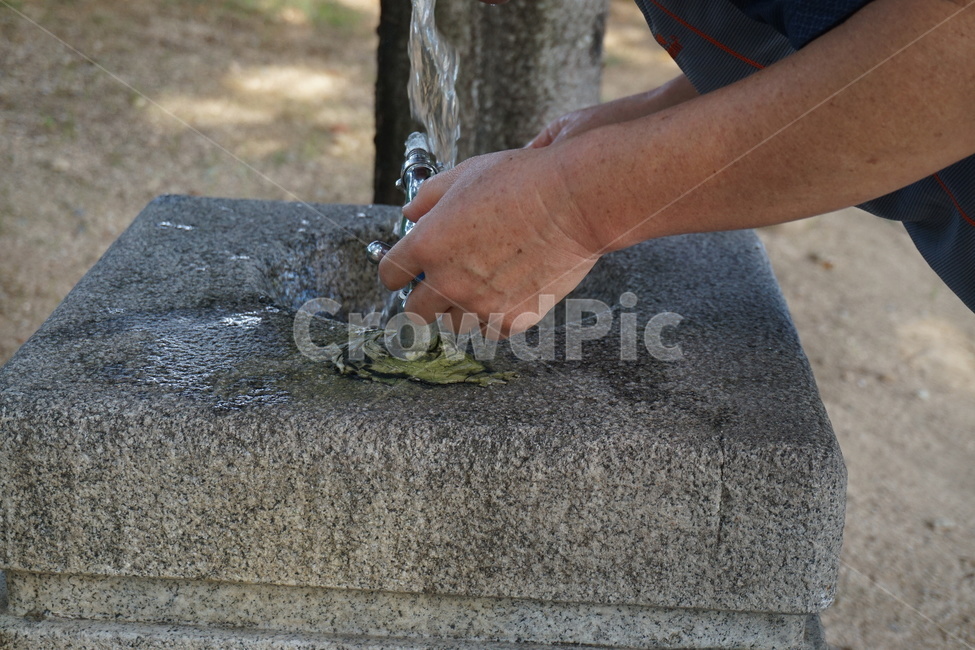 손,남자손,공원,식수대,hand