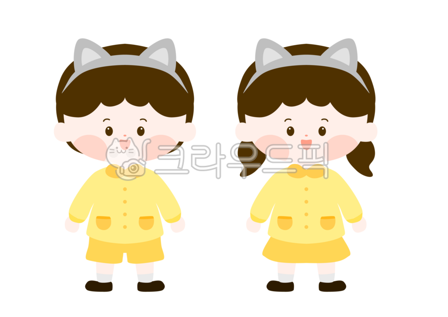 일러스트,스티커,사람,인물,어린이,유치원생,유치원,어린이집,도안,png,남자아이,여자아이,소년,소녀,캐릭터,유야,아동,어린이집그림,유치원복,옷,어린이날,머리띠,고양이,동물
