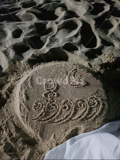 모래,해변,그림판,모래사장,파도,달