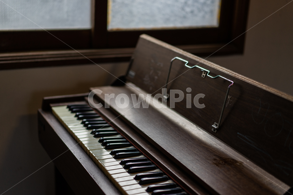 organ,keyboard,piano,sash,antique,Emotion,by the window