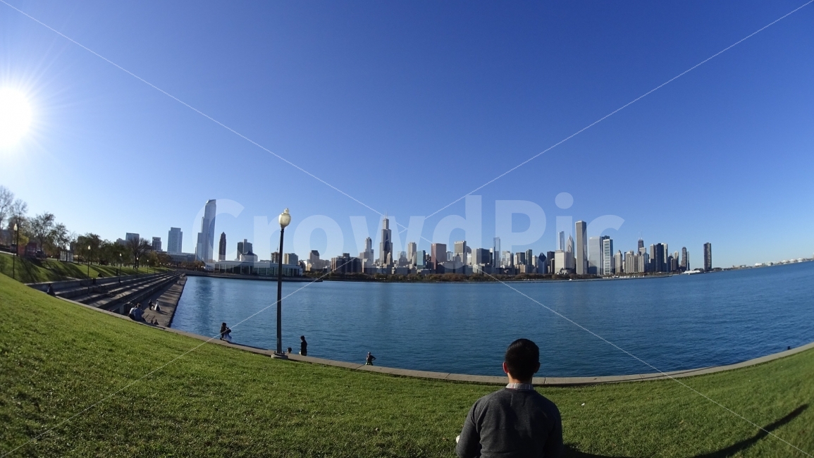 시카고,액션캠,소니,전경,여행,도시,풍경,city,landscape,사람,인물,인간,human,person,남성,남자,man,male,grass,잔디,plant,식물,outdoors,옥외,building,건물,town,시티,urban,어반