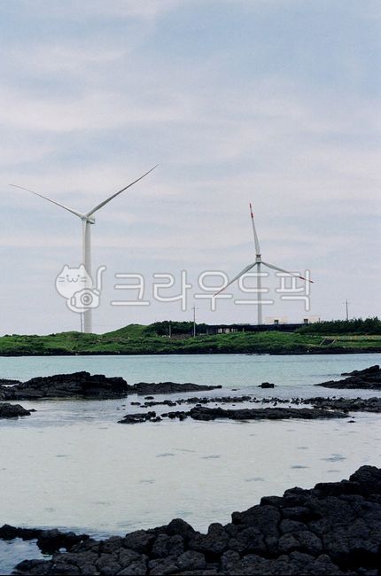 wind generator,wind farm,Beach,Gimnyeong Beach,beach,jeju island