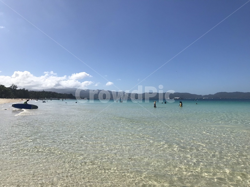 보라카이,해변,에메랄드,바다,해변가,모래사장,자연,풍경,여행,travel,구름,하늘,서핑