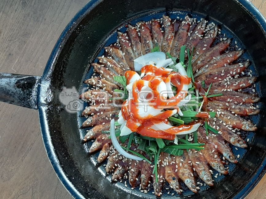 도리뱅뱅이,물고기,양파,깻잎,생선,도리뱅뱅,음식