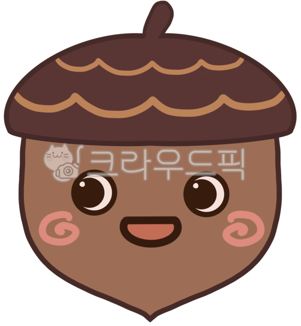 도토리,가을도토리,웃는도토리,도토리캐릭터,귀여운도토리