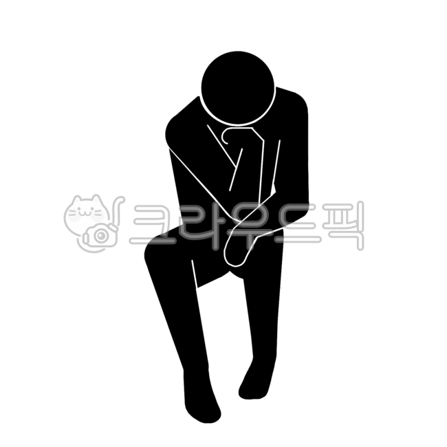 사람이모티콘,생각,생각중,고민,고민하는,생각하는일러스트,픽토그램,사람픽토그램,사람아이콘,아이콘,고민아이콘,생각하는사람아이콘,생각하는사람
