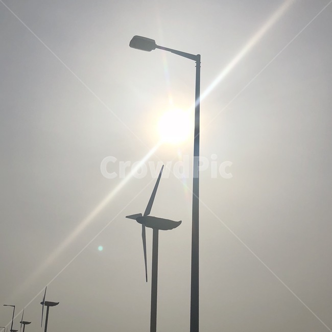 가로등,새,햇빛,하늘,감성,바람개비,에너지산업,energy industry,light,빛,flare,플레어,engine,엔진,motor,모터,machine,기계