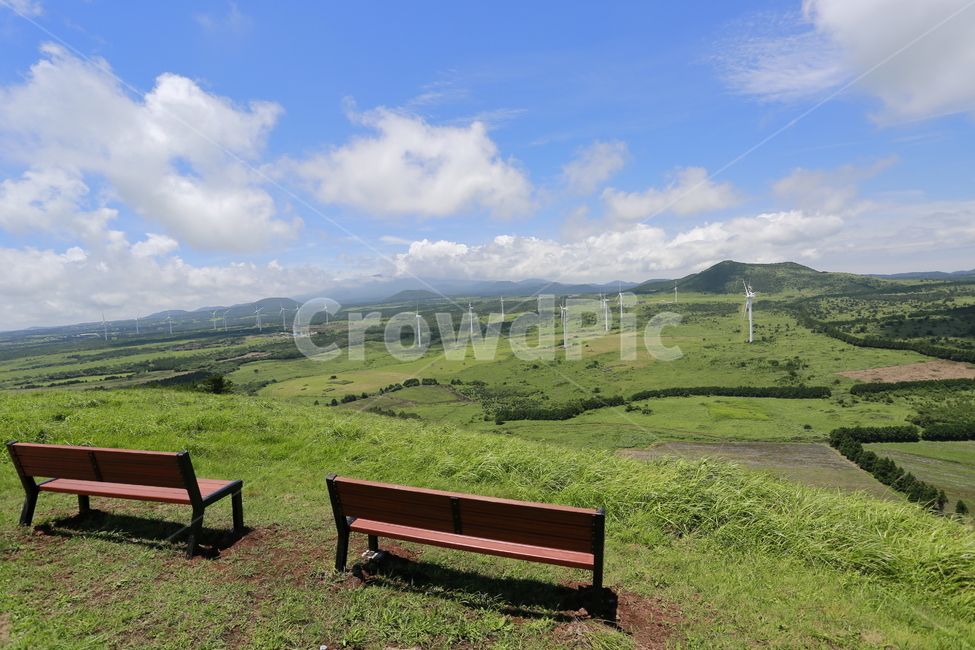 풍경,하늘,의자,초록,제주,오름,자연,풍경,nature,landscape,bench,벤치
