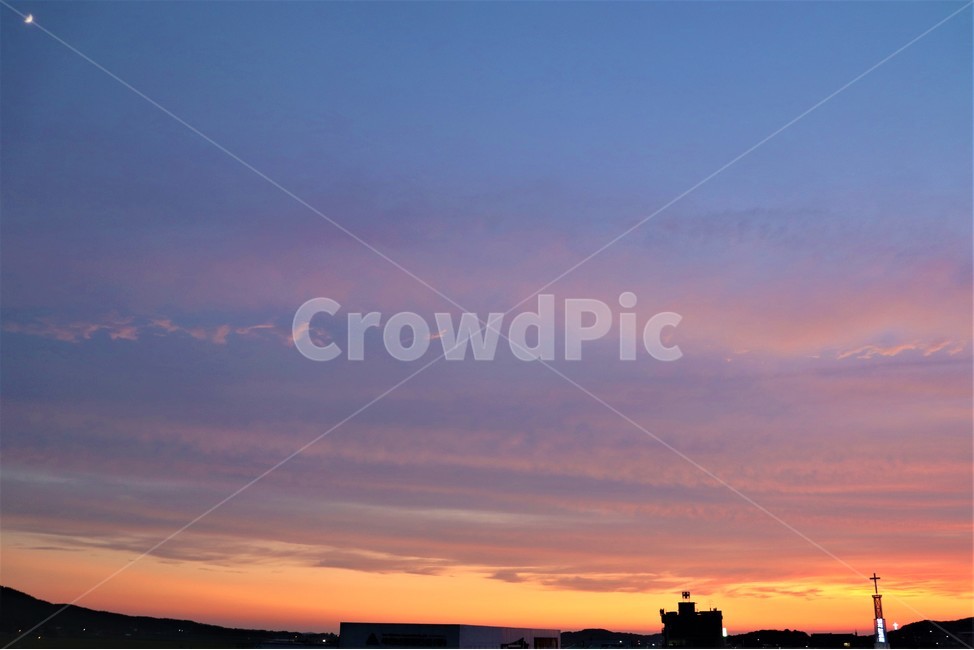 노을,일몰,해넘이,sunset,주황구름,주황하늘,도시일몰,도시노을