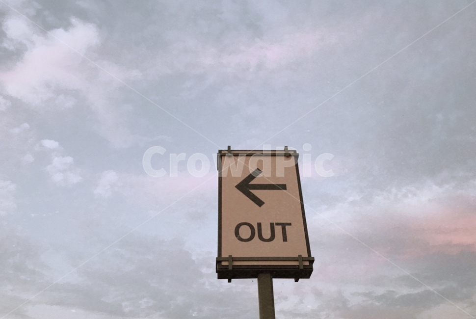 out,표지판,출구표지판,노을하늘,하늘,감성,출구,sign