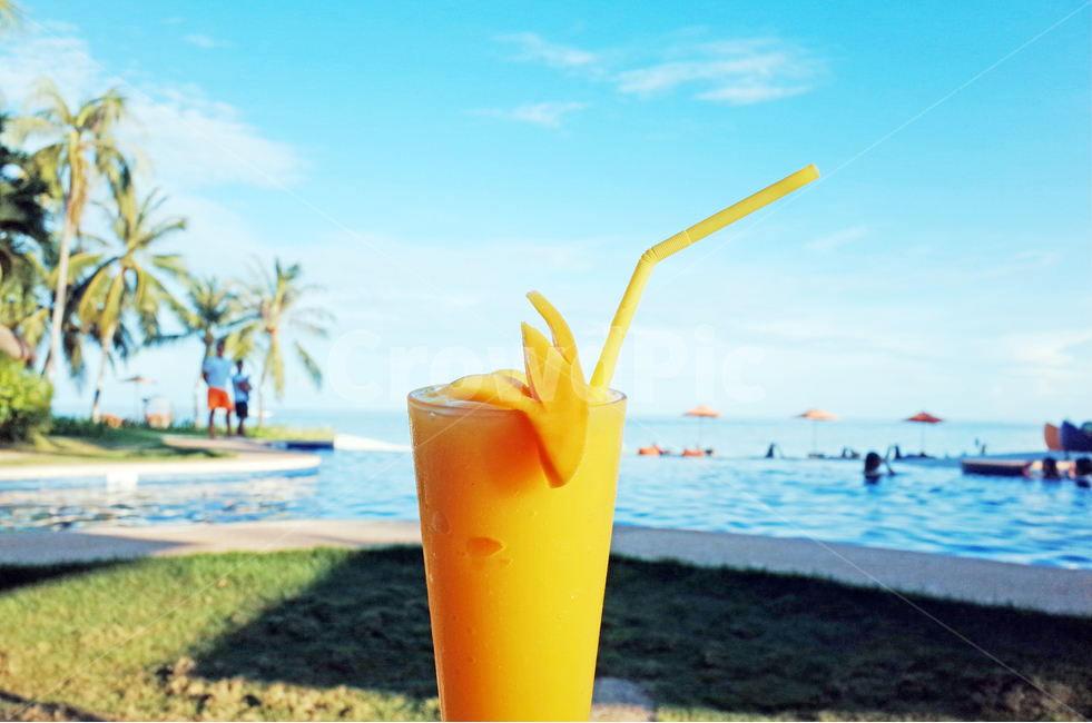 필리핀,보홀,망고주스,바다,휴식,휴양,바캉스,휴가,여름,여행,리조트,음료수,drink,beverage,색깔,색상,색채,색감,color sense,color sensitivity,feeling of color