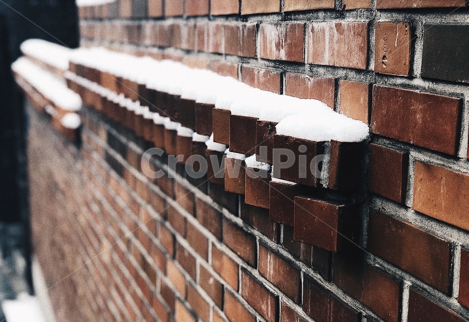 벽돌,눈,겨울,brick,벽