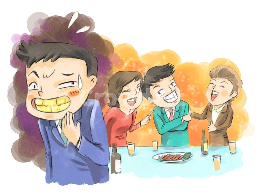 의료,메디컬,건강,예방,보건,치과,치아,이,이빨,구강,구강질환,입냄새,구취,페인터,회화,일러스트,일러스트레이션,손그림,수작업,핸드드로잉,드로잉,아트,클립,클립아트,아트클립,만화,카툰,삽화,그래픽,수채화,유화,파스텔,손그림,펜화,번짐,웹,앱,소스,웹소스,앱소스,캐릭터,사람,휴먼,인간,인물,라이프스타일,생활,삶,동작,감정,표정,표현,행동,느낌,상황,상황그림,상황컷,동창,동창회,모임,박탈감,창피함,모멸감,당황,비웃음,누런이,치아미백,미백,냄새,식음땀,우쭐함,웃음,울상,당혹,인기,자신감,human,person,그래픽,일러스트레이션,graphic,illustration