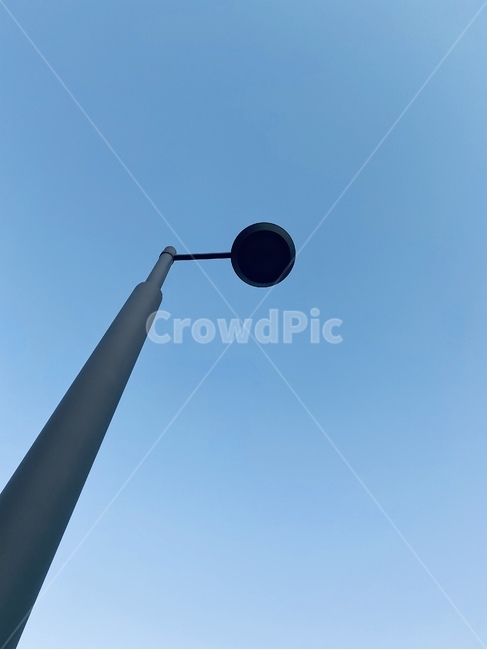 가로등,하늘,풍경,sky,푸른하늘,맑은