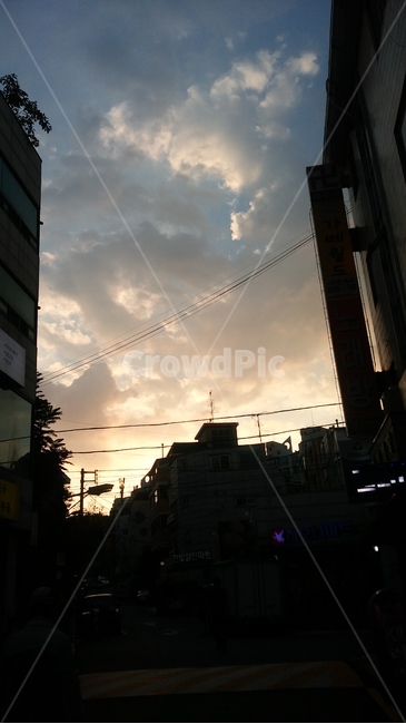 하늘,sky,구름,cloud,초저녁