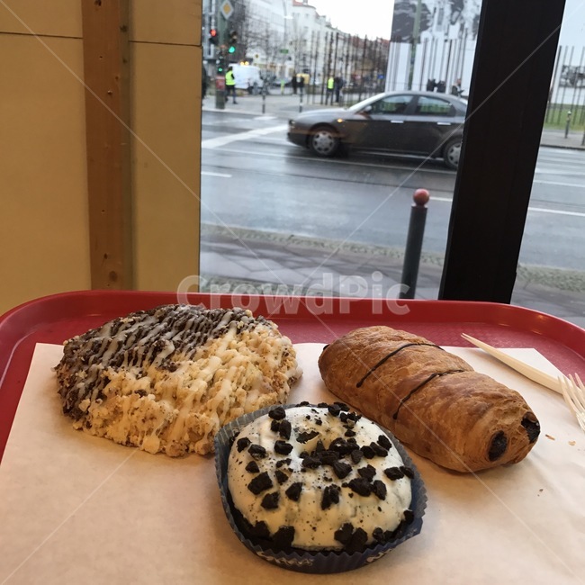 빵,빵집,도넛,소보루,쟁반,빵,bread