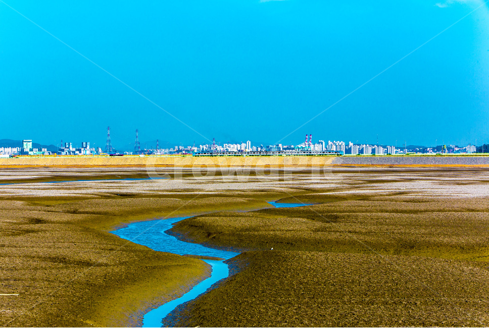 영종도,하늘,갯벌,모래톱,환경,썰물,문양,무늬,감성,자연,풍경,nature,landscape,한국자연풍경,한국자연경관,korea nature landscape