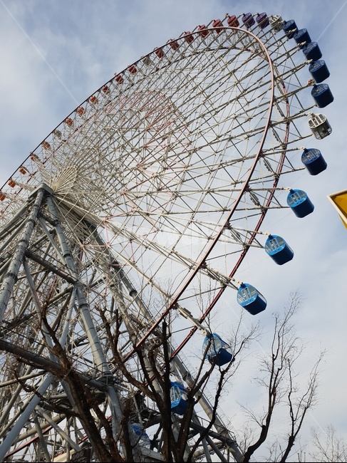 대관람차,일본,오사카,놀이기구,하늘,Japan,Osaka,aride,ferriswheel