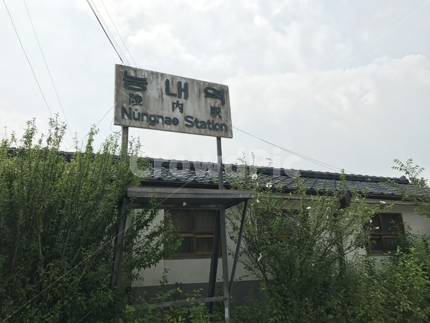 폐역,능내역,기차역,자연,하늘,trainstation