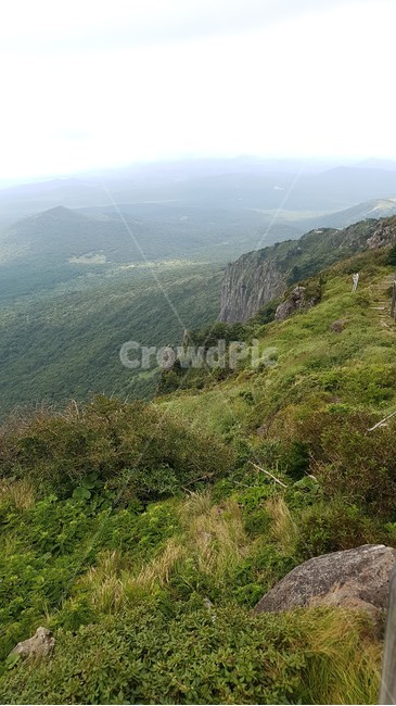 자연,나무,제주도,한라산,영실,풍경,숲,돌,자갈,바위,야외,들판,언덕,시야,view,hill,sky,협곡,능선,날씨,하늘,구름,등산,산책,다리,길,도로,식물,공간,자연풍경,정상,초록,잔디,green,흙,안개,자연,풍경,nature,landscape,outdoors,옥외,slope,경사