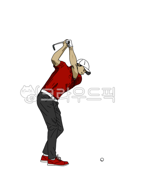남자,골프,골프선수,골프일러스트,아이언샷,아이언,필드,프로골퍼,올림픽,운동,경기,스포츠