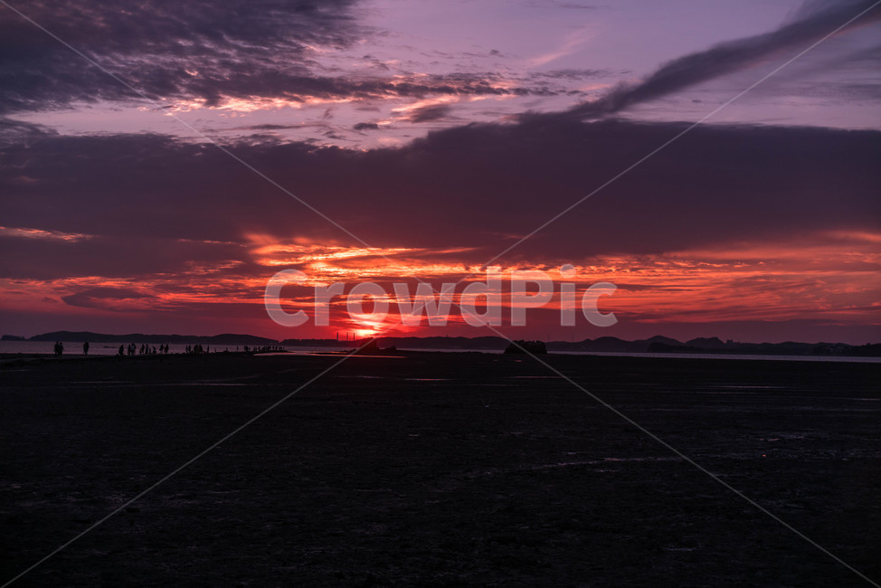일몰,바다,해변,서해,풍경,자연,풍경,nature,landscape,outdoors,옥외,sunset,red sky,붉은 하늘,sky,하늘,dusk,황혼,dawn,새벽