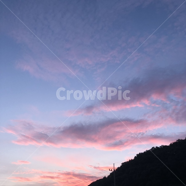구름,하늘,해질녘,일몰,풍경,sky