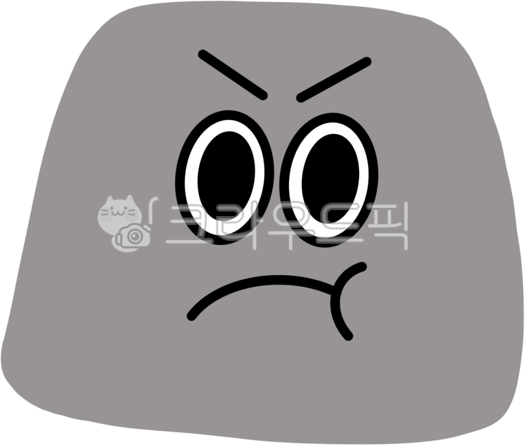 Emoji,emoticon,character,emotion,face,cute,funny,cartoon,illustration,abstract,irregular,shape,unique,organic,design element,no background,graphic,simple,color,various,set,colorful,square,stone,gray,dull,dissatisfied,angry,dark