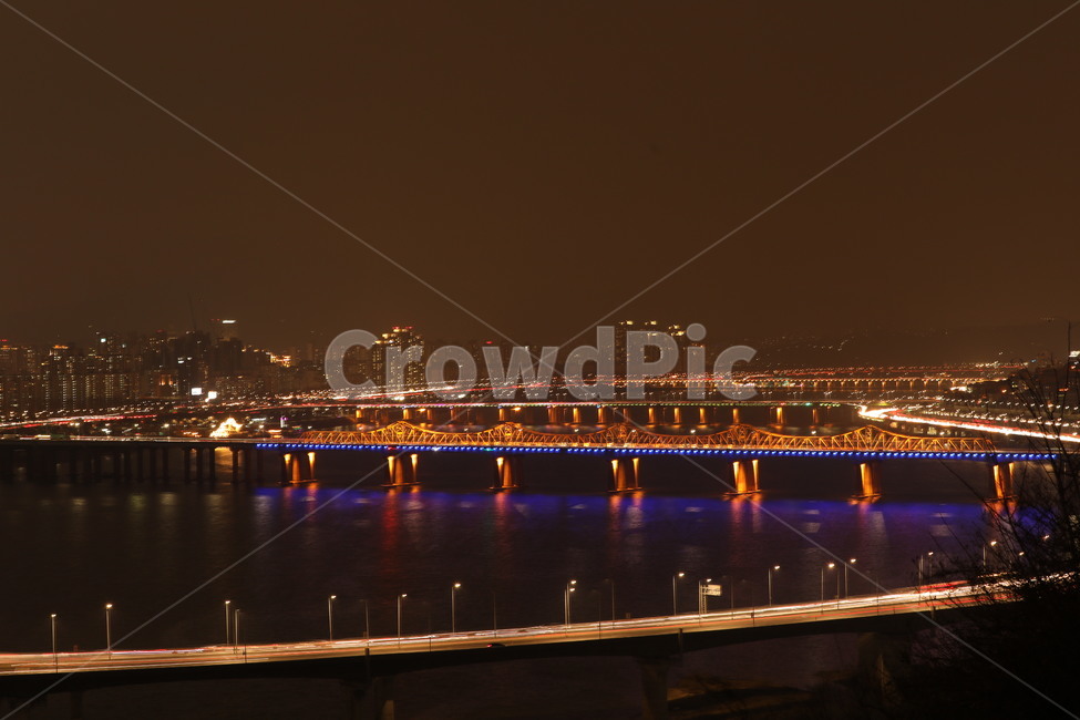 경치,야경,불빛,다리,파랑,야경,밤,풍경,nightscape,night,landscape,도시,city,한국도시풍경,한국도시경관,korea cityscape,water,물,waterfront,워터 프론트,dock,독,pier,교각,port,포트