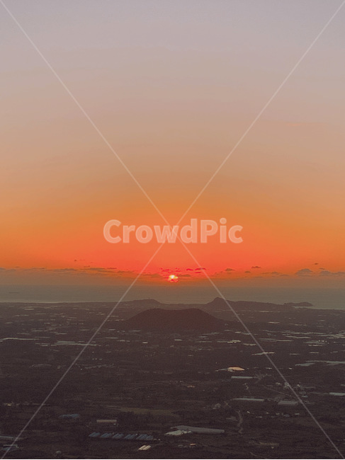 오름,황혼,dawn,붉은하늘,일몰,sunset